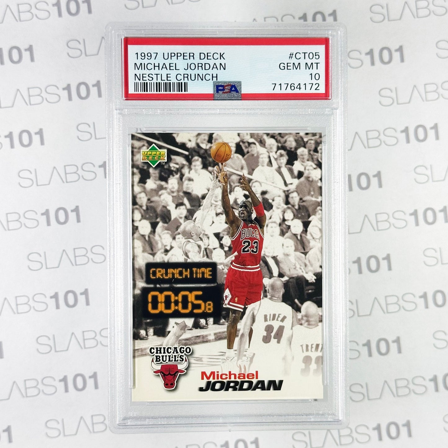 1997 Michael Jordan Nestle Crunch #CT05 PSA 10