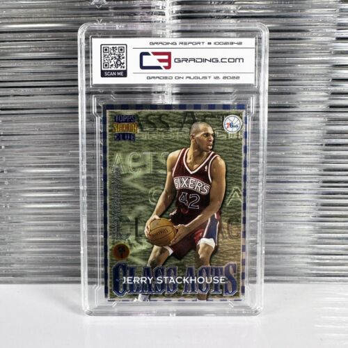 1996-97 Stadium Club Class Acts Michael Jordan / Stackhouse Insert#CA1 (C3G 8.5)
