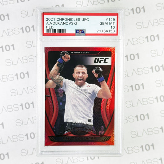 2021 Chronicles Ufc Alexander Volkanovski #129 Red PSA 10