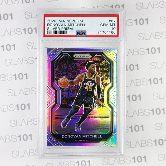 Donovan Mitchell Silver Prizm #67 PSA 10
