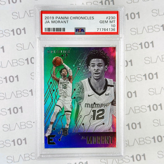 2019 Panini Chronicles Ja Morant #230 PSA 10