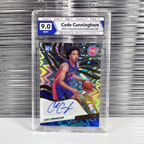 Cade Cunningham Rookie Auto /100 C3G 9.0