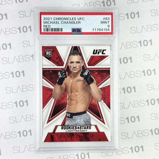 2021 Chronicles Ufc Michael Chandler #83 Red PSA 9