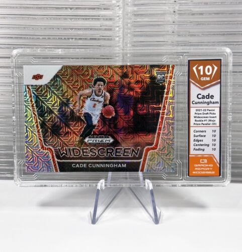 Cade Cunningham Widescreen Rookie Mojo Prizm /25. C3G 10